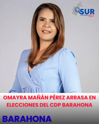 Omayra Mañán Pérez arrasa en elecciones del CDP Barahona