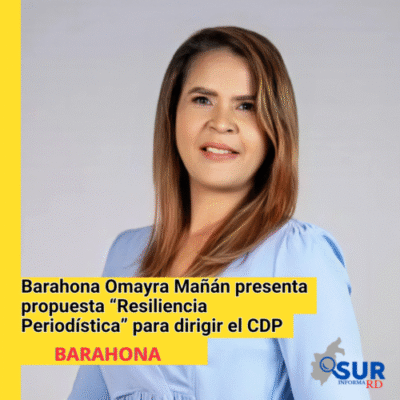 Barahona Omayra Mañán presenta propuesta “Resiliencia Periodística” para dirigir el CDP