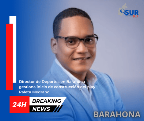 Director de Deportes en Barahona gestiona inicio de construcción del play Paleta Medrano