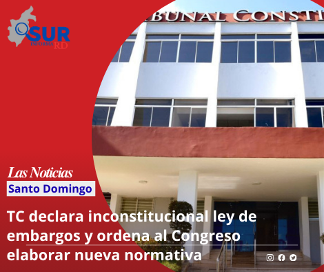 TC declara inconstitucional ley de embargos y ordena al Congreso elaborar nueva normativa