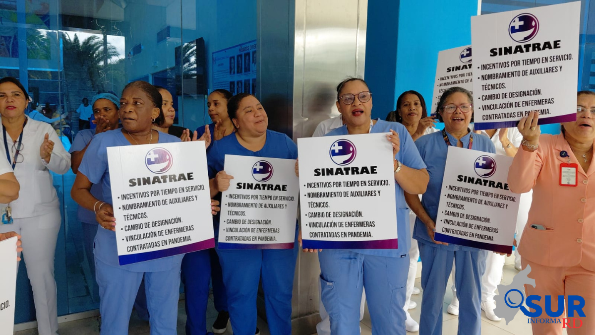 Enfermeras del Cabral y Báez reclaman mejoras y realizan paro parcial de servicios
