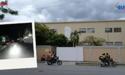 Estudiantes de Barahona denuncian suspensión de clases en el Centro Educativo Leonor Feltzpor apagones prolongados