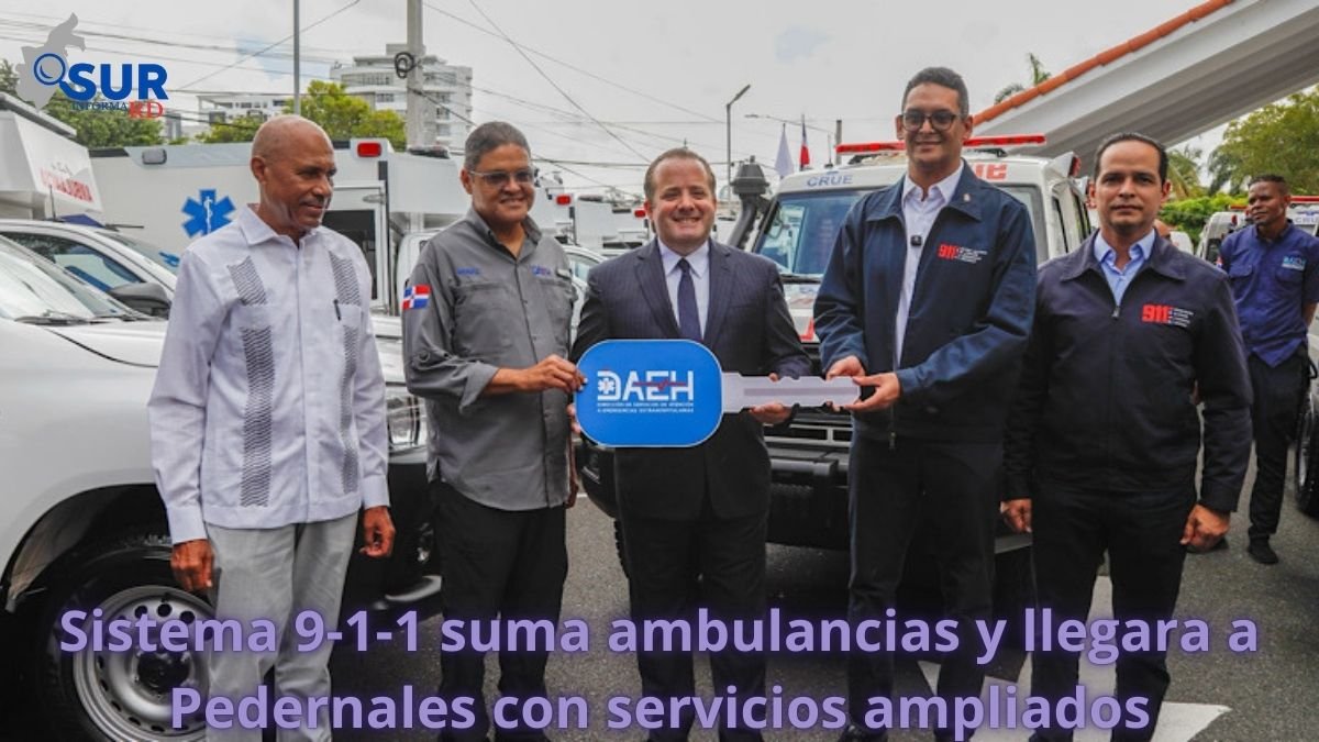 Sistema 9-1-1 suma ambulancias y llegara a Pedernales con servicios ampliados
