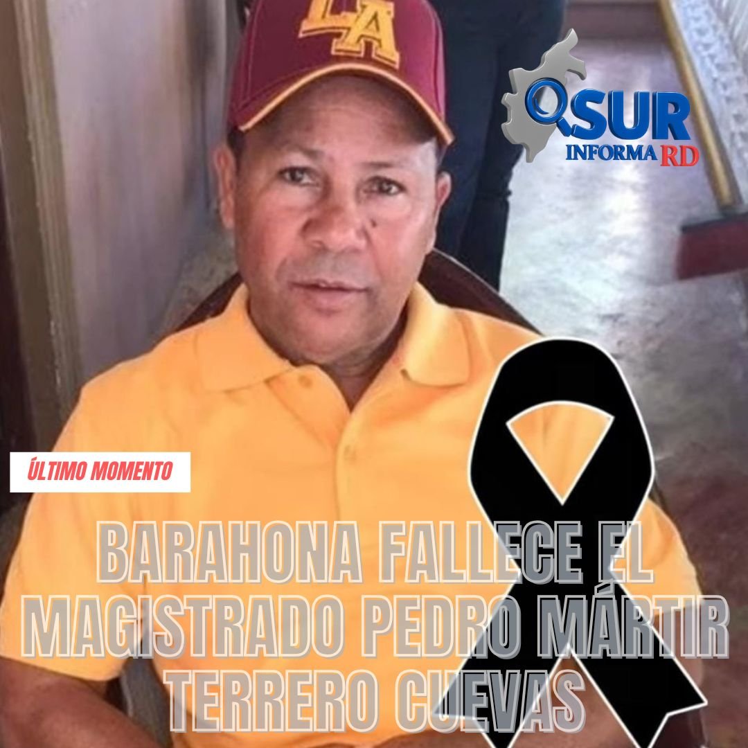 Barahona fallece el magistrado Pedro Mártir Terrero Cuevas