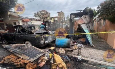 Incendio deja a varias familias sin hogar en el sector Antonio Guzmán de Higüey
