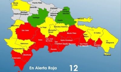 COE mantiene once provincias y la capital en alerta roja COE mantiene once provincias y la capital en alerta roja