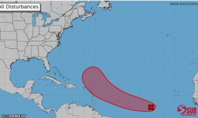 Tormenta tropical Jerry podría fortalecerse a huracán y provocar lluvias en el Caribe Tormenta tropical Jerry podría fortalecerse a huracán y provocar lluvias en el Caribe