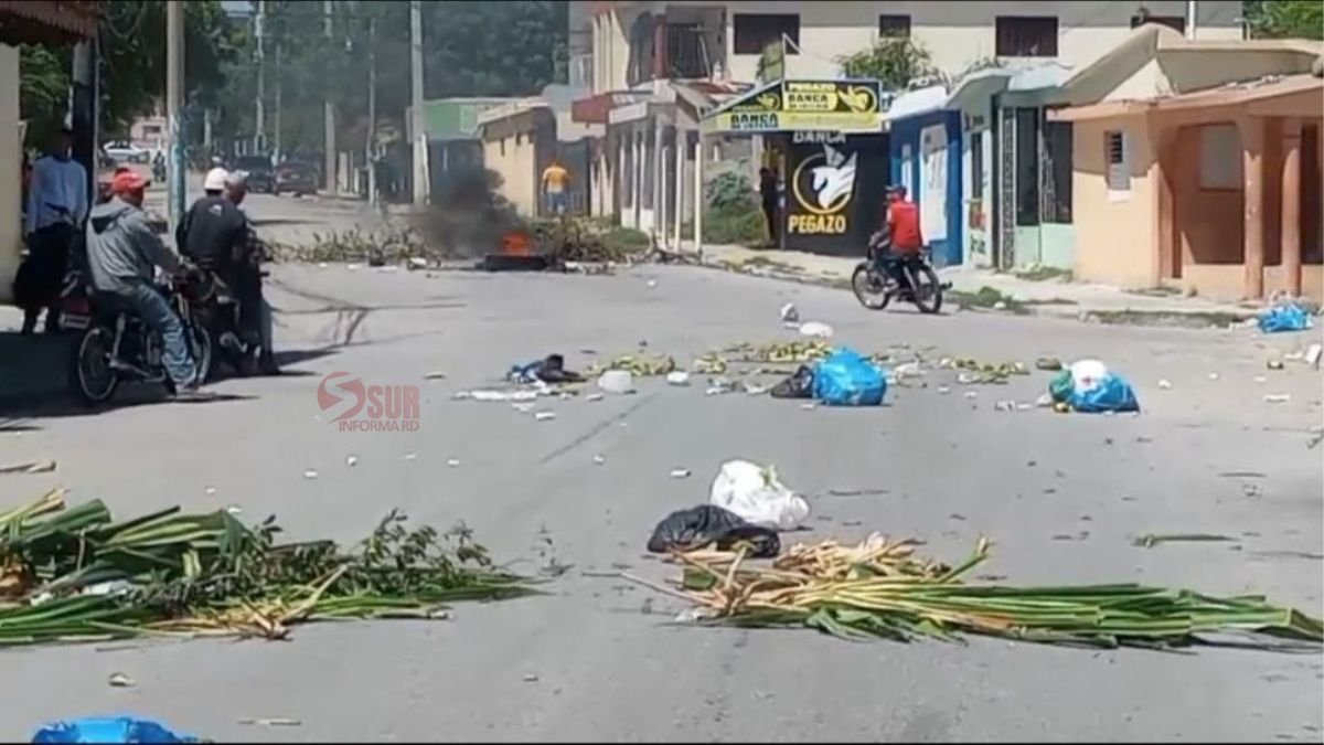 “¡Luz pa’ cuándo!” Moradores de Palmarito se cansan de esperar y reclaman en las calles a Edesur por apagón de mas de 15 dias. “¡Luz pa’ cuándo!” Moradores de Palmarito se cansan de esperar y reclaman en las calles a Edesur por apagón de mas de 15 dias.