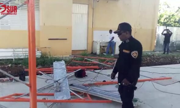Investigan accidente laboral en obra de ampliación escolar en Dajabón