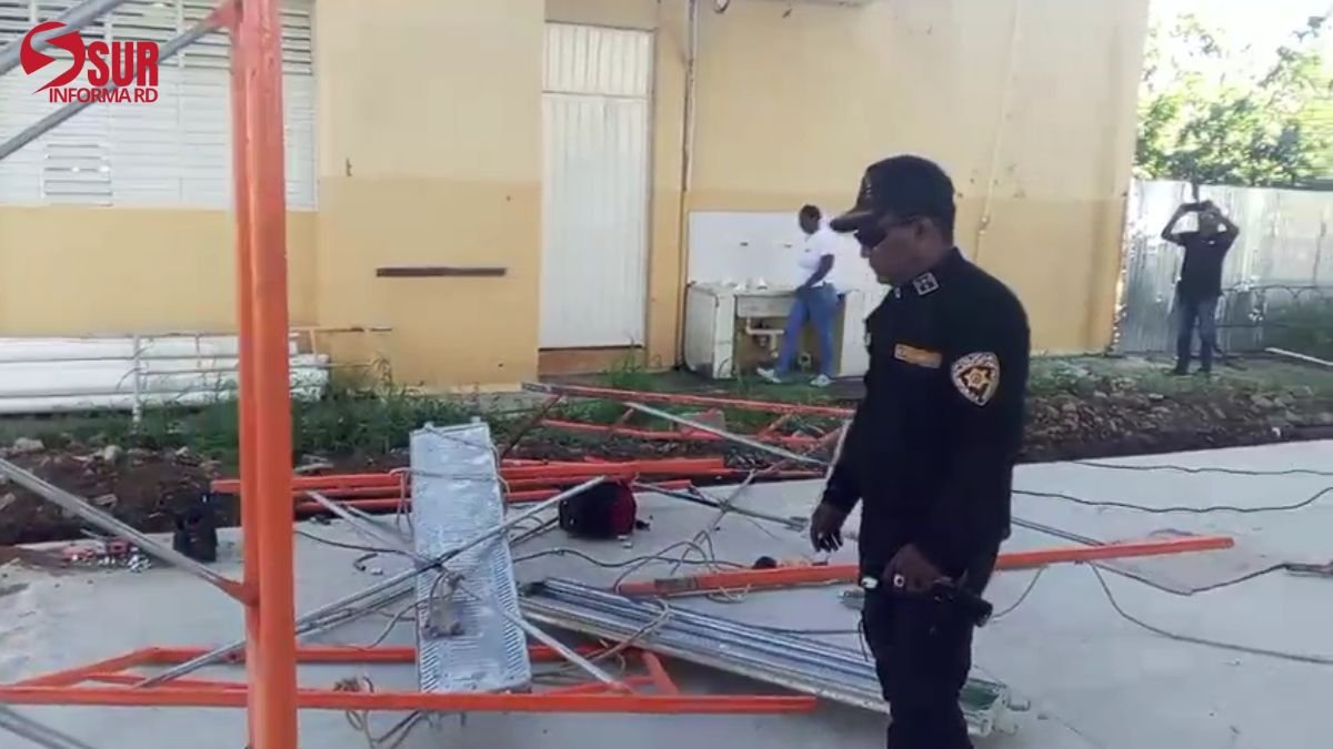 Investigan accidente laboral en obra de ampliación escolar en Dajabón