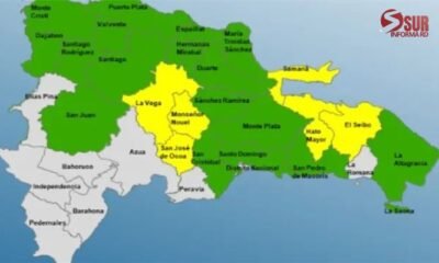 COE mantiene 6 provincias en alerta amarilla y 18 en verde por lluvias en el país COE mantiene 6 provincias en alerta amarilla y 18 en verde por lluvias en el país