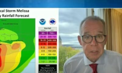 Meteorólogo John Morales advierte: “Las lluvias continuarán, lo peor de la tormenta Melissa aún no ha pasado” Meteorólogo John Morales advierte: “Las lluvias continuarán, lo peor de la tormenta Melissa aún no ha pasado”