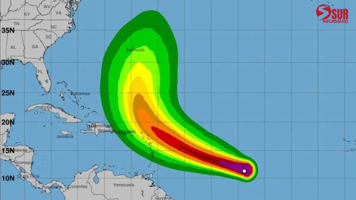 Tormenta tropical Jerry podría provocar lluvias y ráfagas de viento en territorio dominicano