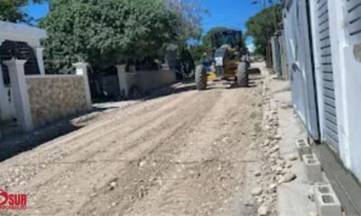 INDESUR mejora acceso vial en el sector Los Guandules de Barahona tras reclamo comunitario