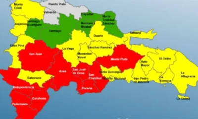 COE mantiene 9 provincias en alerta roja COE mantiene 9 provincias en alerta roja