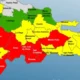 COE mantiene 9 provincias en alerta roja COE mantiene 9 provincias en alerta roja