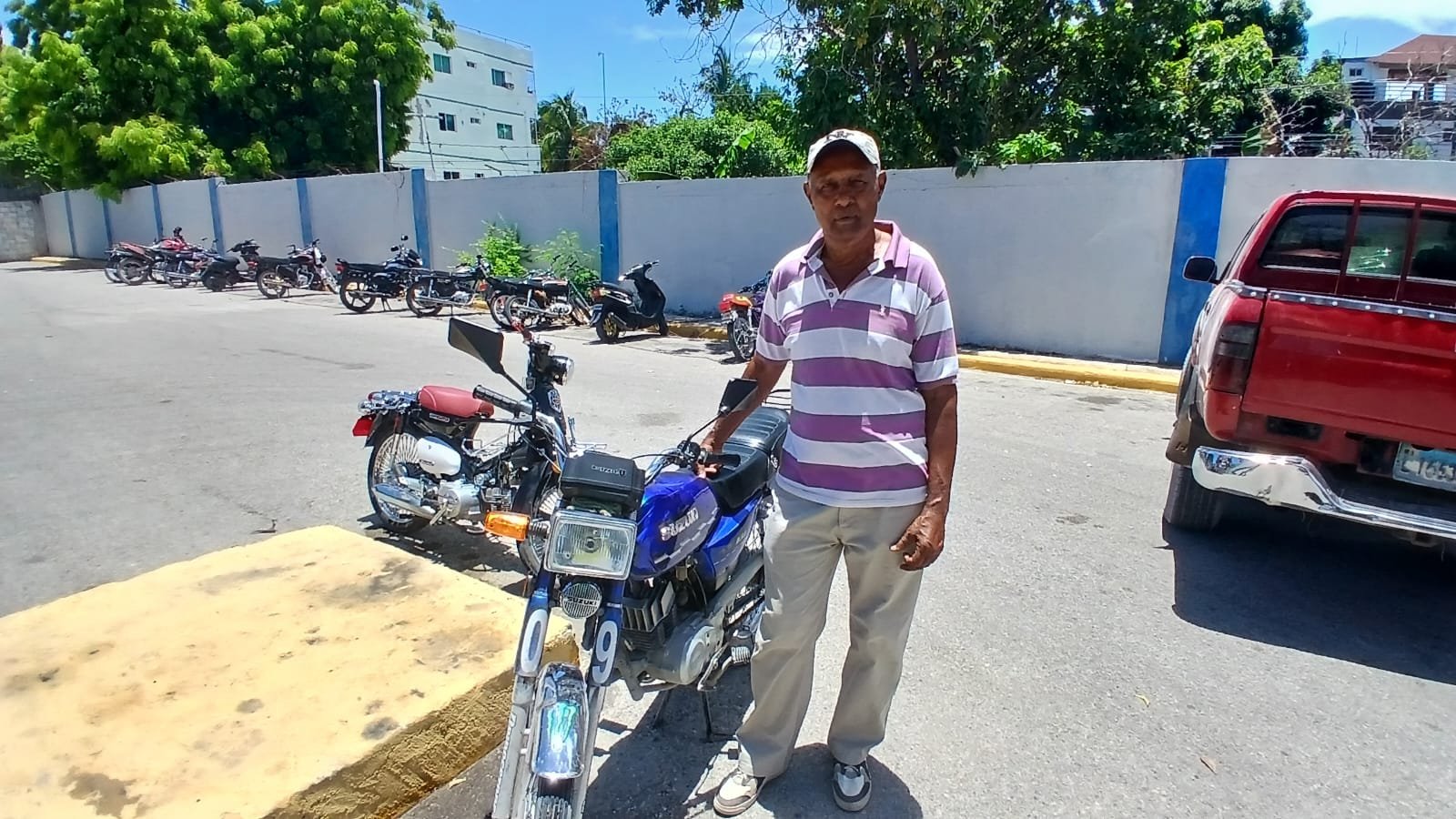 motocicleta recuperada en Barahona