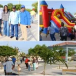 Alcaldía de Neiba entrega remozado parque del barrio José Francisco Peña Gómez
