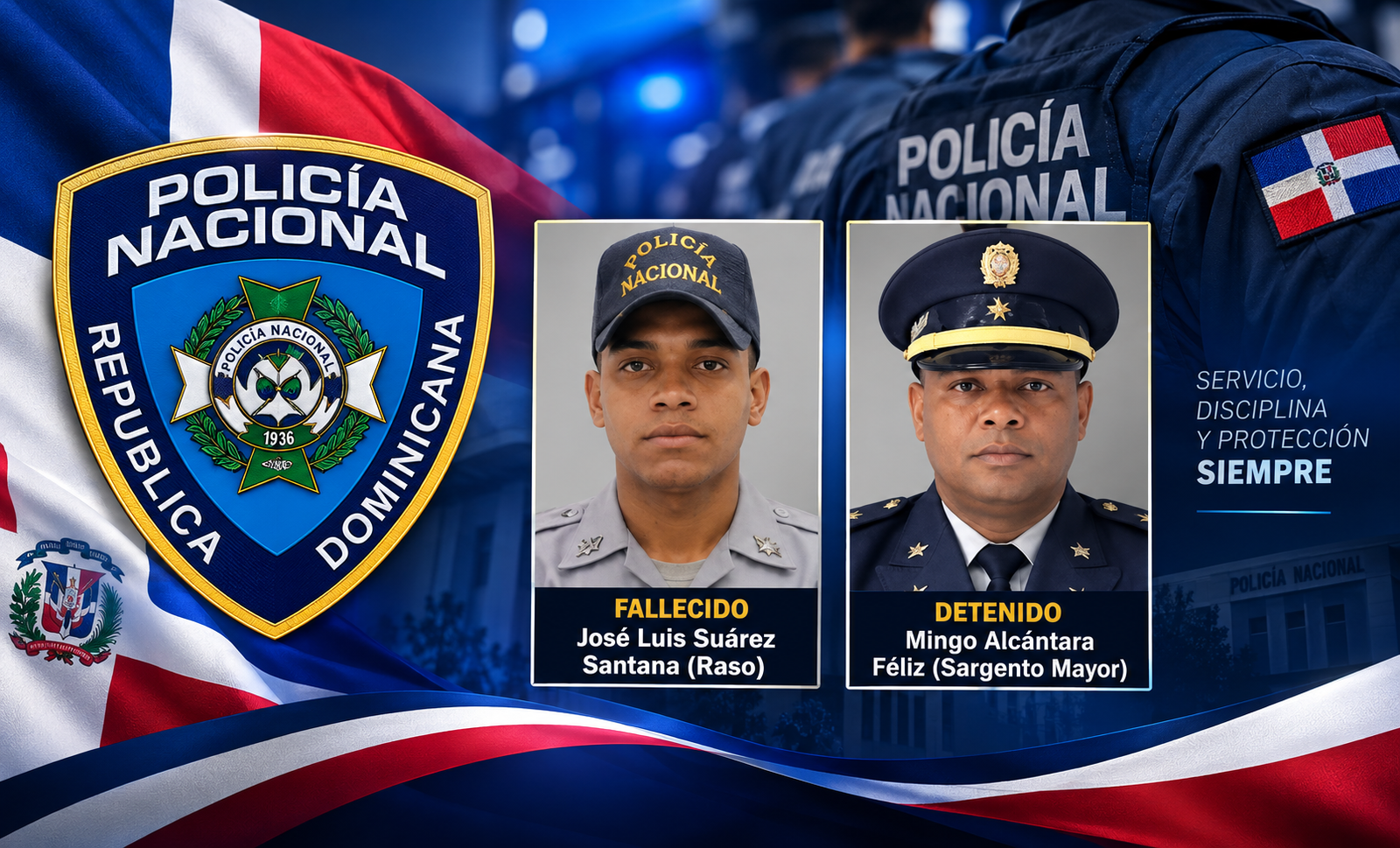 Sargento de la Policía mata a compañero en Cabral, Barahona